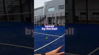 A ball came into our court and saved us  #padel #padelhighlights #sports #pov #padelpov