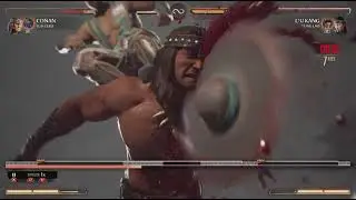 Mortal Kombat 1 Conan vs dark dragon liu kang