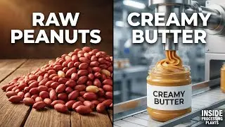 You Won't Believe How Peanut Butter is Made! 🥜 (Factory Tour)#HowItsMade#PeanutButter#FactoryTour