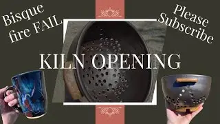 Kiln opening! This could be a disaster! Glazing pottery that was bisque fired to cone 5. #pottery