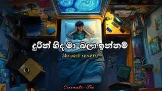 Durin Hida Ma Bala Innam   (දුරින් හිද මා බලා ඉන්නම්) Slowed Reverb/ Cinamatic Fox