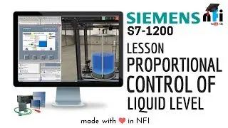 Proportional Control of Liquid Level in Siemens S7 1200 PLC