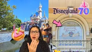 🙊😱SOLO TRIP TO DISNEYLAND! New Merchandise, New & Updates  | Disneyland 70th Celebration 2025