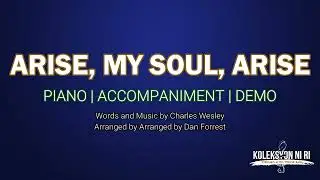 Arise, My Soul, Arise | Piano | Accompaniment | Lyrics