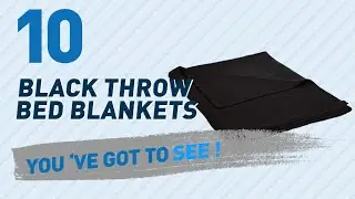 Black Throw Bed Blankets // New & Popular 2017