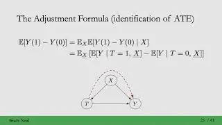 2.6 - Условная обменимость и формула корректировки