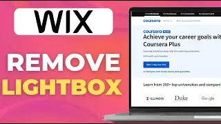Как удалить лайтбокс с сайта Wix