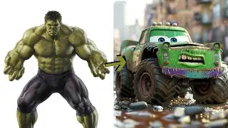 AVENGERS but CARS Universe 🚗 Vengers 🔥 All Characters ( Marvel & DC ) 2024 🔥