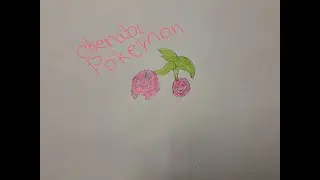 Step by Step Cherubi Pokemon Drawing Tutorial for Kids (by a 7-Year-Old Artist)