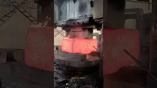 Witness the Power of Industrial Forging in Action #moltenmetal #forging #hotsteel