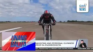 British cyclist, nahigitan ang personal Guinness World Record speed sa pagbibisikleta | Unang Hirit