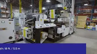 ETI Converting Equipment - Wraparound linerless label manufacturing