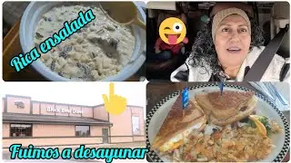 NOS FUIMOS A DESAYUNAR + ISIMOS TAMALES DE DULCE #prepareensaladadefruta.