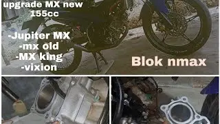 Tutorial pemasangan blok nmax di Jupiter MX new// #jupitermx135 #jupitermxking #vixion👍👍