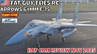 Обзор 64-мм HAT CAM от ARROWS RC F-15, ноябрь 2025 г., FGFRC #авиация #rcjets