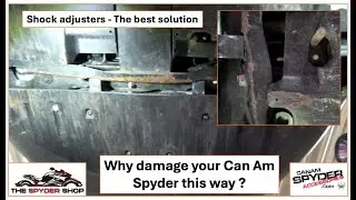 Incredible damage - RT Can Am Spyder - Must watch for the best solution - The Spyder Shop