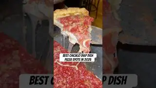 Ranking the top 3 best deep dish pizza spots in Chicago🍕#chicago #chicagofood #deepdishpizza