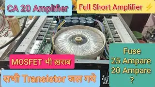 MAX-4800 Professional Power Amplifier Repair / Full Short Amplifier 