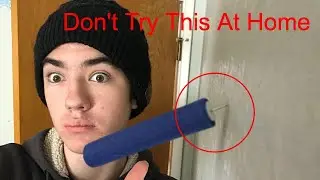 I put thumb tacks on NERF darts...