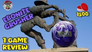 Ebonite Crusher Hybrid HK-22C. 1 game review 😁🎳