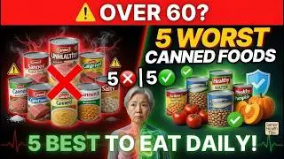 Over 60: 5 Worst Canned Foods to Avoid & 5 Best to Eat Daily | Senior Health Tips
