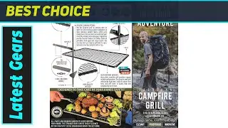 Zalderan Campfire Grill: Your Amazing Lightweight Outdoor Kitchen!