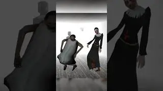 When Granny and Evil Nun on Mood 😂 #shorts #granny #evilnun #horrorgaming #triggeredinsaan