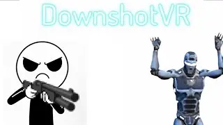 Playing Down Shot VR ￼#vr #stickman #youtube #viral 