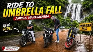 Umbrella fall || Bhandardara || moto vlogs || on NS400 🔥 #viralvideo