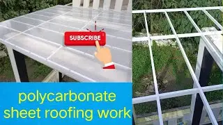 polycarbonate sheet roofing, crystal clear,