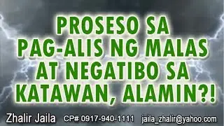 PROSESO SA PAG-ALIS NG MALAS AT NEGATIBO SA KATAWAN, ALAMIN?