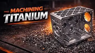 CNC Milling Job Shop Work - Giving This Titanium Some Aerospace