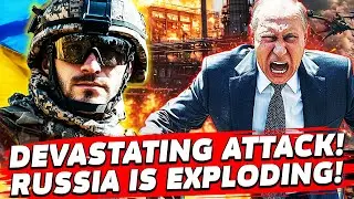 🔥NOW! WAVE OF POWERFUL STRIKES ON RUSSIA! EXPLOSIONS IN CENTRAL MOSCOW! CRITICAL FUEL SHORTAGE!