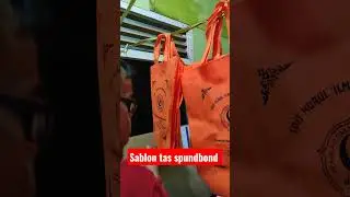 WAJIB TAU!! Sablon Tas Spunbond #shorts