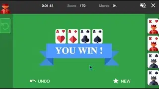 Both Difficulties Google Solitaire Speedrun Former WR, Former PC WR 3:01