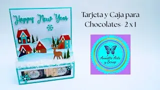 Tarjeta y Caja para Chocolates- 2 x 1