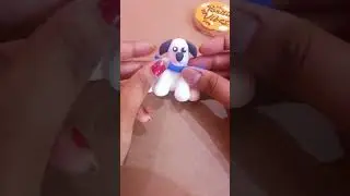 DIY Cutest Clay Dog 😱 #shorts #viral #shortsvideo #art #diy #clay