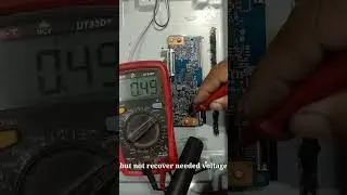 How to finding t-con board voltage shorting@electro rion