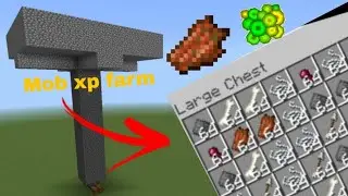 HOW TO MAKE MOB XP FARM IN MINECRAFT||#minecraft 