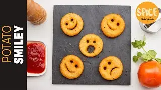 পটেটো ইমোজি | Potato Smiley Recipe | Emoji Recipe | Snacks Recipe Bangla | Nasta Recipe Bangla