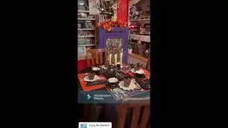 Halloween Tea Party October 2024 #teaparty #halloweenvibes  #HalloweenTea #cozyambience