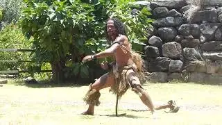 Marquesan warrior war dance