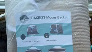 OAKRIST MOSES BASKET changing pad; unboxed!!