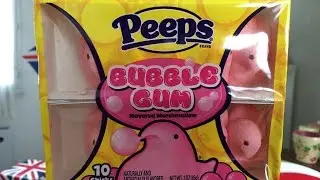 PEEPS Bubble Gum Flavoured Marshmallows - Produit Am&eacute;ricain.