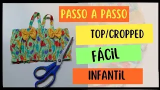 Como Fazer Blusa Beb&ecirc; /ToP beb&ecirc;/Cropped Infantil..PaSSo a PaSSo