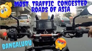 MOST TRAFFIC  CONGESTED CITY IN ASIA 📍BANGALURU   | TRAFFIC RIDE IN BANGALURU #city