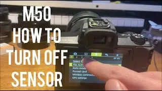How to turn off Viewfinder Canon M50 display problem (Quick Fix)