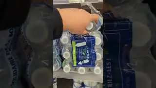 La bouteille de cristalline
