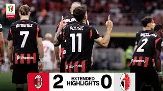 Esordio vincente in Coppa Italia | Milan 2-0 Bari | Extended Highlights 2025/26