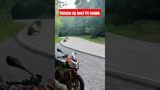 Best V4 sound superbike in the world. #aprilia #shorts #tuonov4 #supernaked #exhaustsound